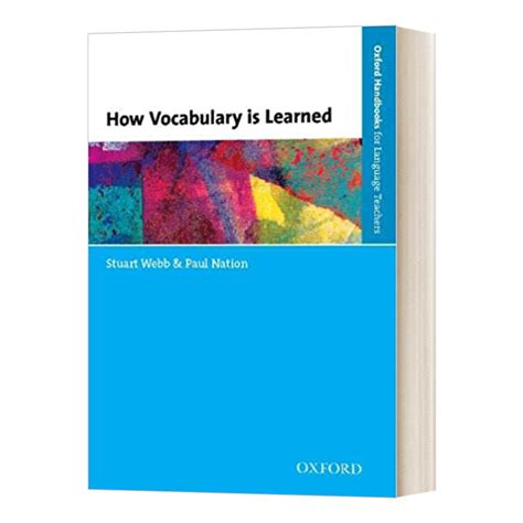 词汇是如何学习的 OHLT Oxford Handbooks for Language Teachers How Vocabulary Is ...