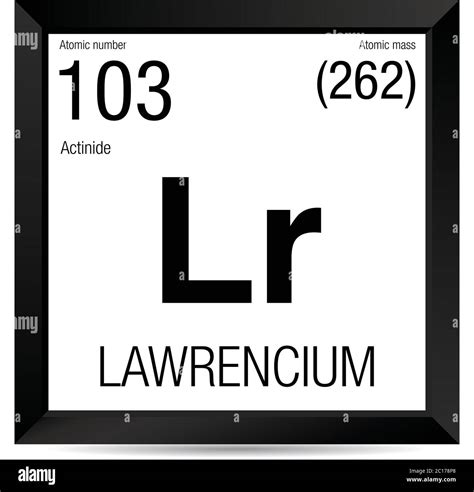 Lawrencium Element Uses