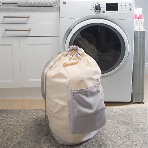 Mainstays Canvas Laundry Bag (26x37) - Walmart.com