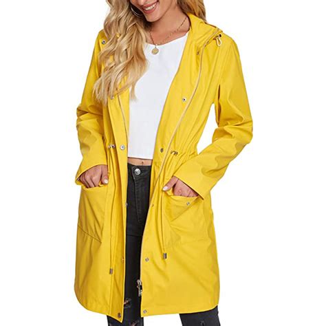 Yellow Raincoats For Women