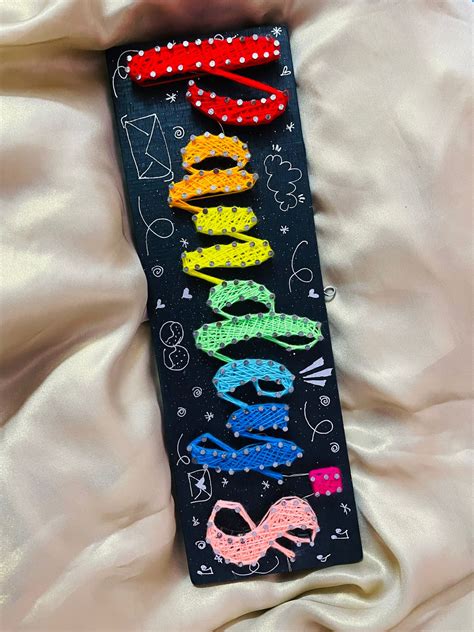 String Art Name Board – Giggling Gifts