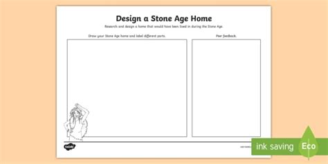 Design a Stone Age Home Worksheet