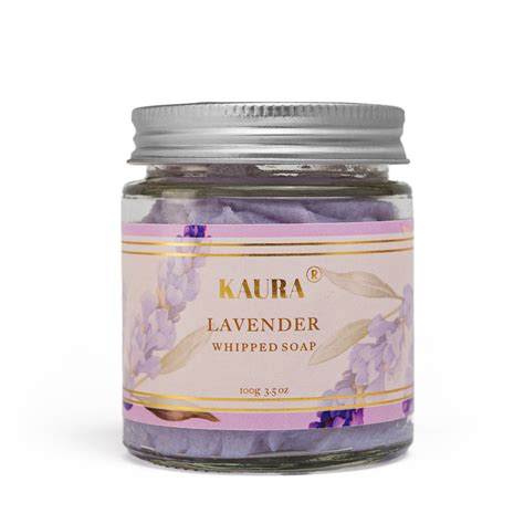 Lavender Whipped Soap for Clean & Clear Skin by Kaura India