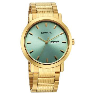 Buy Golden Watches for Men Online at Best Price | Sonata