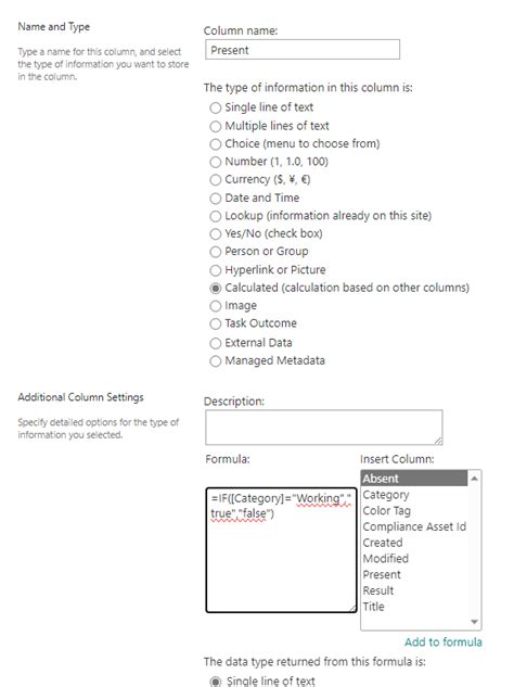Image result for SharePoint List Boolean Operators
