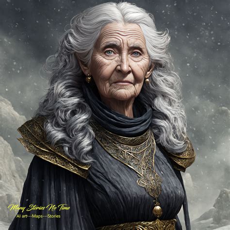 The old druidess - winter by manystoriesnotime on DeviantArt