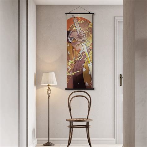 Buy Poster Anime Scroll Agatsuma Zenitsu Hanger Cartoon Comic Scrolls ...