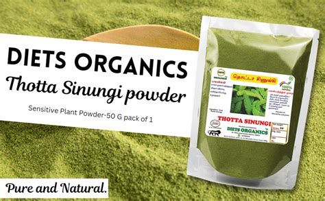 Diets Organics Thotta Sinungi powder -250 G/Mudatha Damara/Lajalu ...