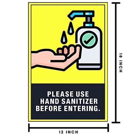 Webelkart Wall Paper Poster Full Size 12 x 18 Safety Sign Notice ...