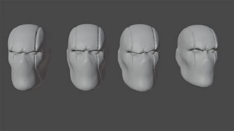 👾 red hood 1/12 head v3・Free STL File for ・Cults