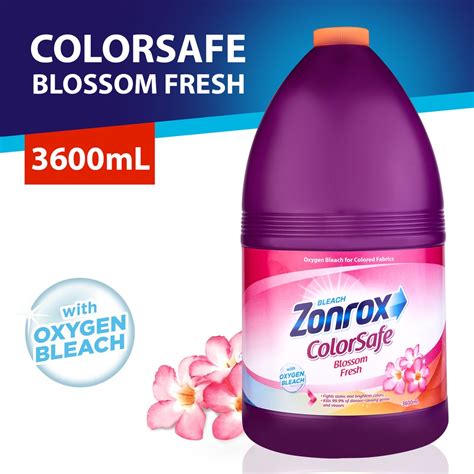Zonrox ColorSafe Blossom Fresh Bleach (3600 mL) | Shopee Philippines