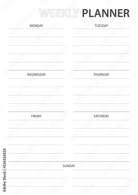Image result for Creating a Weekly Schedule