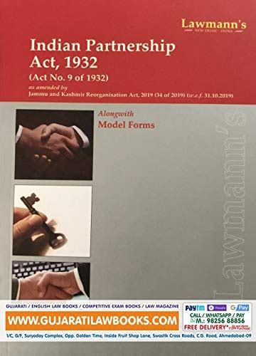 Buy Lawmann's Indian Partnership Act, 1932 - Bare Act 2021 Edition ...