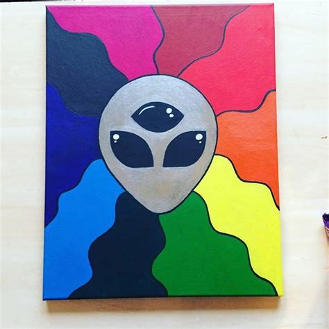 Image result for Alien Painting Easy