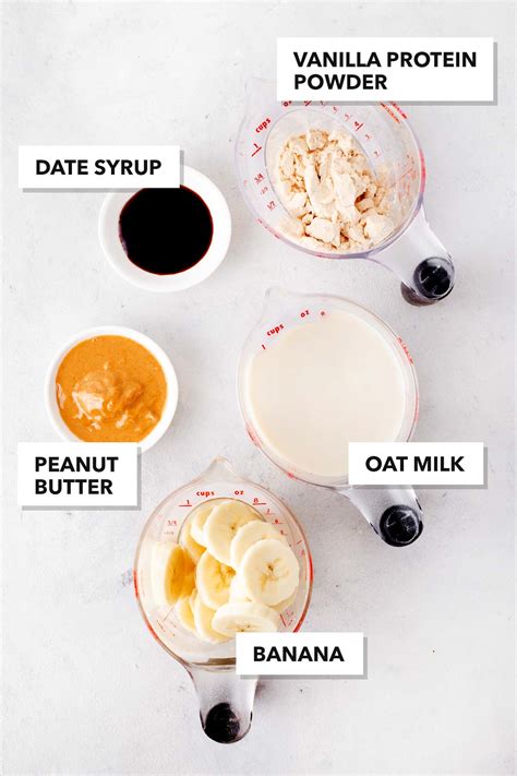 Peanut Butter Banana Protein Shake - Smoothies and Shakes
