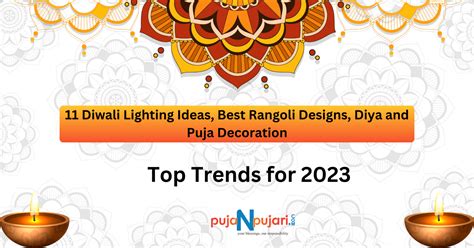 11 Diwali Lighting Ideas, Best Rangoli Designs, Diya and Puja Decorati ...