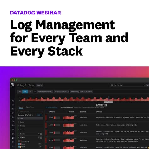 Datadog Log Management 的图像结果