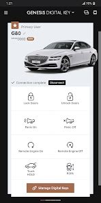 Image result for Genesis Digital Key App