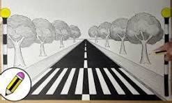Zebra crossing drawing - Brainly.in