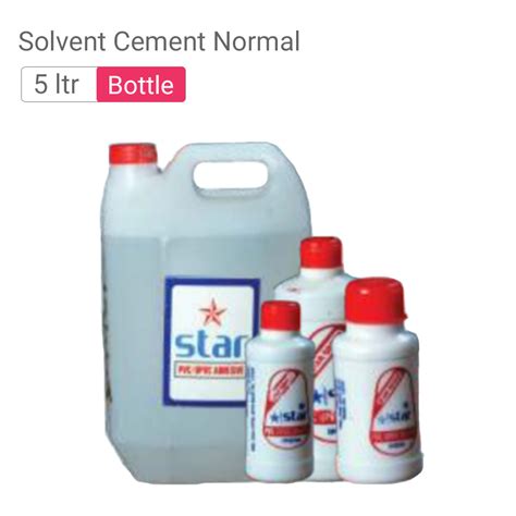 Star PVC Solvent Cement Normal 5 Ltr Bottle | mykit | Buy online | Buy ...