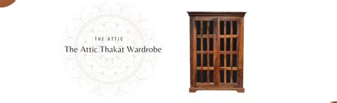 The Attic Thakat Wardrobe|Solid Wood Multiple Utility Storage ...