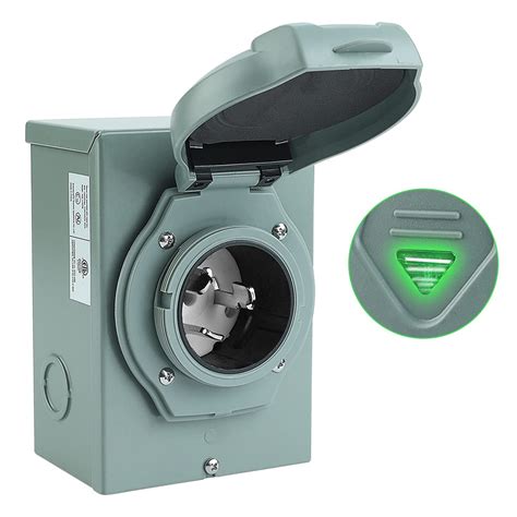 Buy 50 Amp Power Inlet Box, NEMA SS 2-50P, 125250 Volt, 12,500 Watts ...