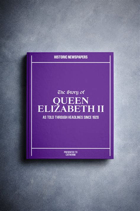 The Story of Queen Elizabeth II Book | Historic Newspapers