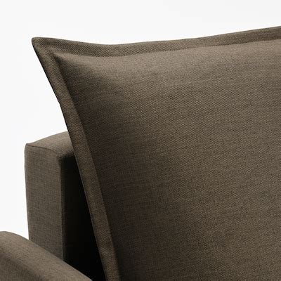 HOLMSUND 3-seat sofa bed, Kilanda grey-brown - IKEA