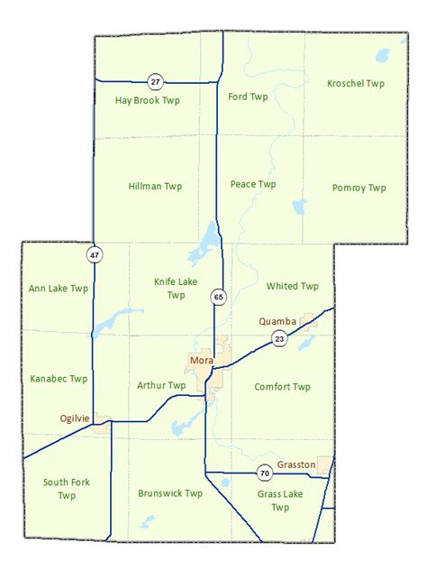 Kanabec County Maps