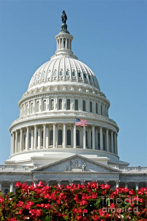 The United States Capitol Building Dome Photograph by Terry Moore