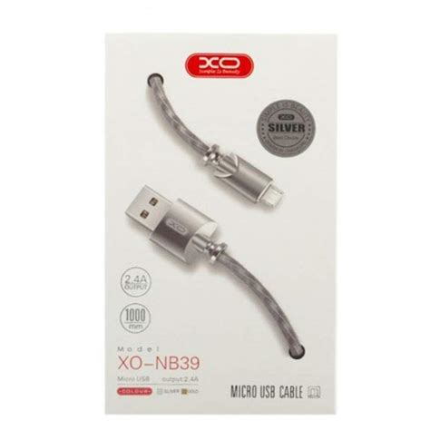 XO-NB39 2.4A Output Type-C 1000MM USB Cable Including Gold&Silver ...