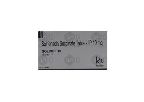 SOLINEF 10MG Tablet : Uses, Side Effects, Price & Substitutes
