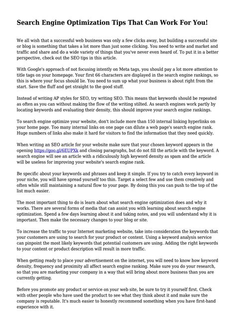 Image result for Search Engine Optimization Tips