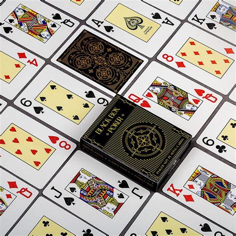 Black Box Poker Vanguard Black Playing Cards | Art of Cards