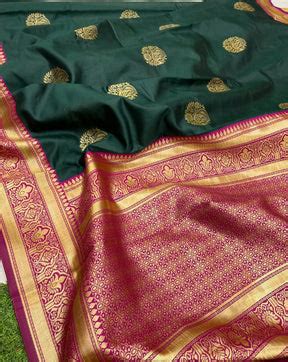 Heavy Jacquard Work Banarasi Silk Saree With Rich Pallu