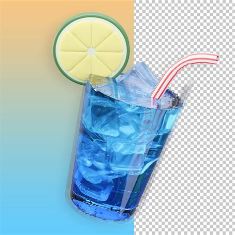 Blue drink with straw PSD, High Quality Free PSD Templates for Download ...