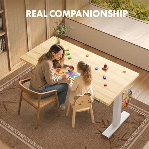 FLEXISPOT Solid Wood Standing Desk, One-Piece Real India | Ubuy