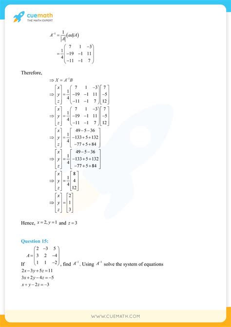 Math Exercise 4.3 Class 12 的图像结果