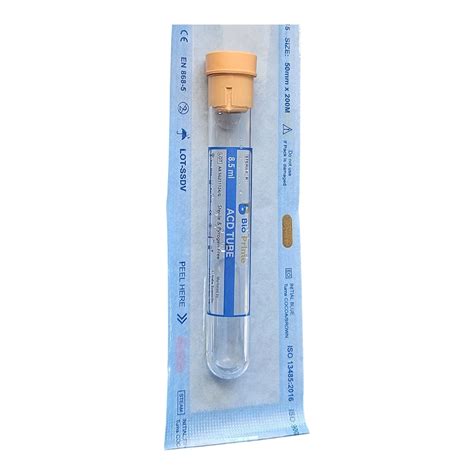 ACD + GEL PRP BLOOD COLLECTION TUBE 8ml. (50 Tubes) : Amazon.in ...