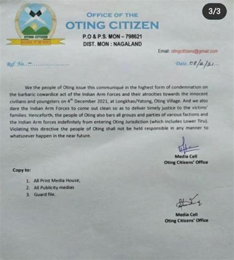 Oting residents ban Indian army personnel from entering village - oting ...