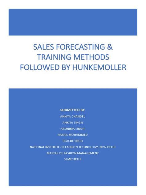 Sales Forecast Training 的图像结果