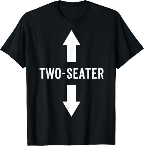 Two Seater Shirt For Men 2 Seater Dad Funny Gift T-Shirt: Amazon.co.uk ...