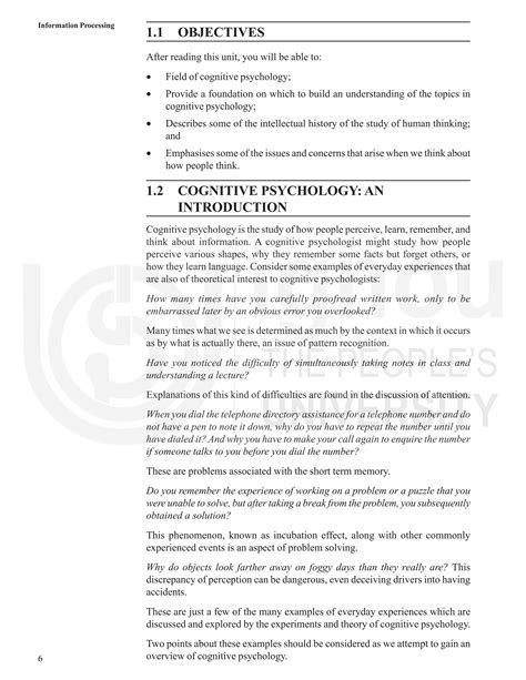 MPC01 ignou mapc- Psychology book -1 - IGNOU | PDF