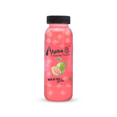 ALPHA 8 FRUIT Juice with NATA De Coco Coconut Cubes Natural Energizer ...
