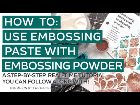 Image result for How to Use Embossing Powder