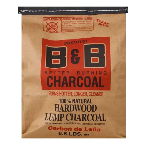 B&B Charcoal 100% Hardwood Lump Charcoal - Shop Charcoal, wood & fuel ...