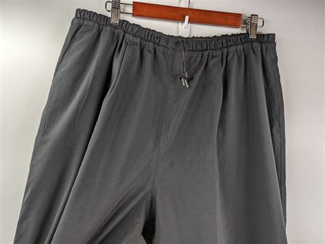 FJ Dryjoys FOOTJOY Black Golf Pants Rain Zip Snaps Waterproof Men’s XL ...