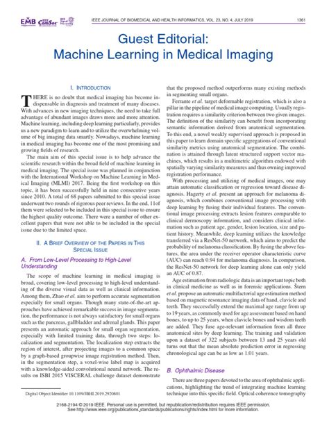 Medical Imaging Machine Learning 的图像结果