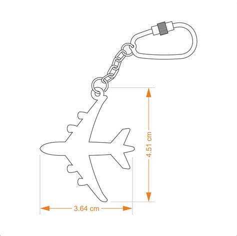 Aeroplane Keychain: Gold-Plated | Anand Prakash