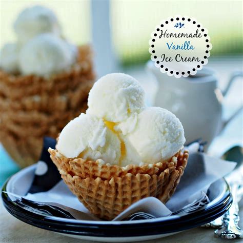 Easy Homemade Vanilla Ice Cream In Ice Cream Maker at Marc House blog
